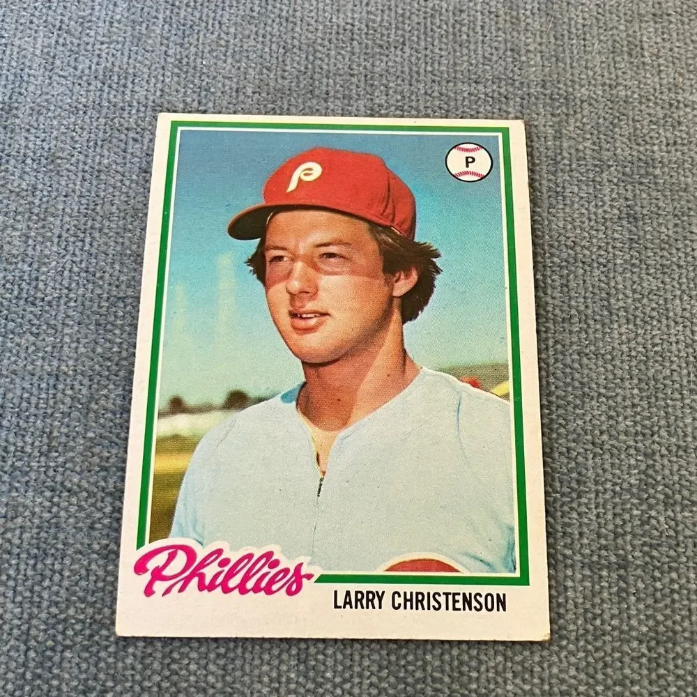 1978 Topps Philadelphia Phillies Baseball Card Trading Card